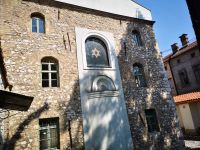 Blick auf jüdische Synagoge in Sarajevo 