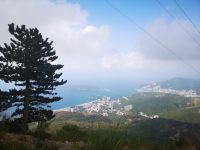 Blick auf Budva aus über 1000 m ums