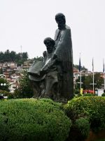 den Kyrill und Method stört der Regen nicht