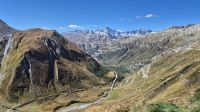 Furkapass mit Aussicht auf den Grimsel