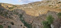 Matera,  Blick in die Gravina