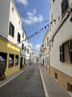 Stadtansicht, Es Migjorn Gran, Menorca, Spanien
