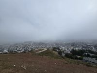 Aussichtspunkt der Twin Peaks in San Francisco, heute leider im Nebel