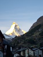 Morgenstimmung in Zermatt...