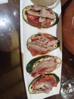 Die Vorspeise im Restaurant La Cathedral - Madrid, Spanien