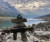 Unsere Inukshuk Gaelerie bei Medicin Lake