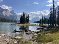 Spirit Island und die Throne der Goetter im Hintergrund