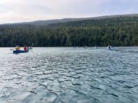 Kanu fahren auf Clearwater See