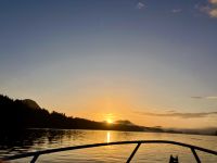 schoenster Sonnenaufgang bei der Bärenbeobachtung