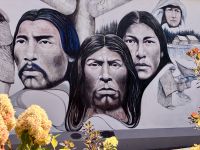 Die 3 First Nations war das 1. Gemaelde in dieser Stadt