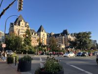 Das Empress Hotel in Victoria auch ein Eisenbahnhotel