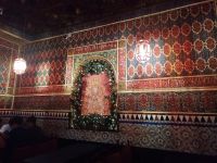 Das Interieur des Tablao Torres Bermejes - Madrid, Spanien