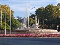 Fuente -Neptun Fontane - Madrid, Spanien