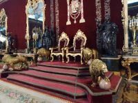 Der Thoronsaal in Palacio Real - Madrid, Spanien