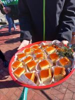 Begrüßung auf Spiekeroog mit Sanddornkuchen