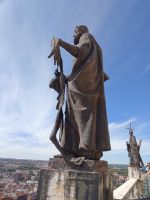 Auf dem Dach der Almudena Cathedrale - Ausblick auf Madrid