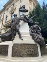 Denkmal für Eugeniu Carada, den Gründer der Rumänischen Nationalbank