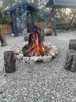 Am Lagerfeuer im Hotel Rozmarin