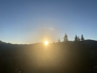 Sonnenaufgang in Predeal