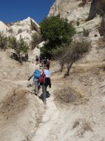 Kappadokien, es geht für uns runter und hoch. 