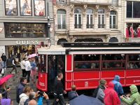 Istanbul. Historische Straßenbahn