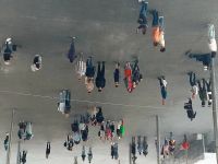 Spiegel am Hafen von Marseille 