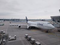 Frankfurt, unsere Boeing 747-400 nach JFK