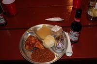 es gibt ein Wild-West-Abendessen