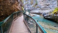 Wanderung im Johnston Canyon