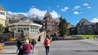 Spaziergang am Banff Springs Hotel