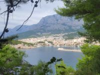 Blick auf Makarska/Kroatien