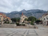 Hauptplatz von Makarska/Kroatien