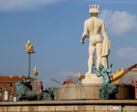 Apollo-Statue am Place Massena in Nizza 