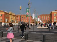 Italien in Nizza am Place Massena 