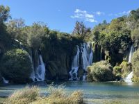 Kravica-Fälle, die Miniatur der Niagara-Fälle