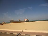 Sharjah gestandeter Tanker