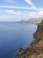 Tag 6 Ausblick auf die Küste Funchals vom Aussichtspunkt Christo del Rei 