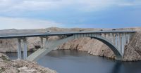 Die Brücke zur Insel Pag