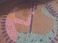 Boden vor Keramikfabrik Vietri