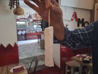 Käse mit Getreidestab