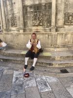 Straßenmusiker in Dubrovnik