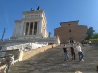 Stufen zum Nationaldenkmal Italiens: Viktor-Emanuelsdenkmal, Rom
