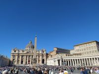 Papstaudienz, Petersplatz in Rom