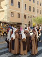 Pilgergruppen, Papstaudienz, Petersplatz in Rom