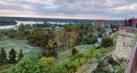 Blick von der Festung Kalemegdan