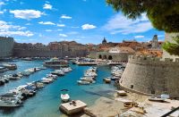 Dubrovnik, Blick zum Alten Hafen vom Ploce-Tor