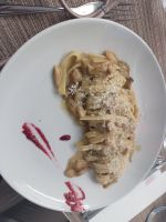 Die Pasta mit Steinpilzen - im Restarant im San Brunno - Kalabrien