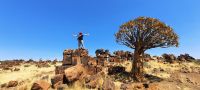 Unterwegs in Namibia - Köcherbäume und Dolerit