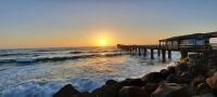 Swakopmund - Sonnenuntergang am Atlantik