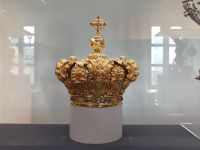 Ausstellung - Goldene Krone in Museum in Gerace - Kalabrien